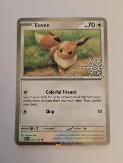 Eevee (Holiday Calendar) 133/165 Holo Common Miscellaneous Cards & Products NM - Image 1
