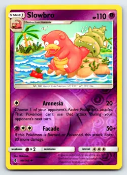 Slowbro 49/145 Uncommon Guardians Rising Pokemon Reverse Holo NM/M - Image 1