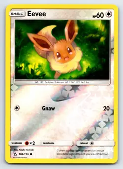 Eevee 104/156 Common Ultra Prism Pokemon Reverse Holo NM/M - Image 1