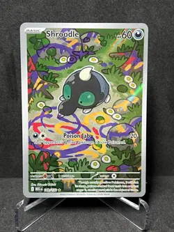 Shroodle 149/132 Illustration Rare Mega Evolution Pokemon Holo Near Mint - Image 1