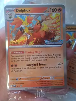 Pokemon staff Card chaos rising Promo Pack Of 4 - Image 1