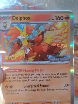 Pokemon staff Card chaos rising Promo Pack Of 4 - Image 3