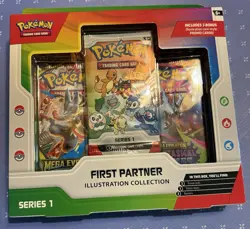 Pokemon TCG First Partner Illustration Collection Series 1 New Sealed - Image 1