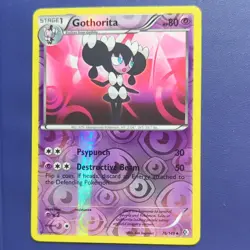 Pokemon TCG Gothorita 76/149 Reverse Holo B&W Boundaries Crossed 2012 LP - Image 1