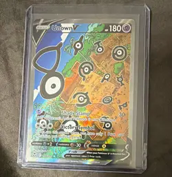 The Pokemon Company Unown V Silver Tempest 177/195 Ultra Rare FA Holo 180 HP - Image 1