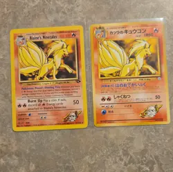 Pokemon TCG Blaine's Ninetales Lot 2 Gym Challenge English/Japanese 21/132 - Image 1