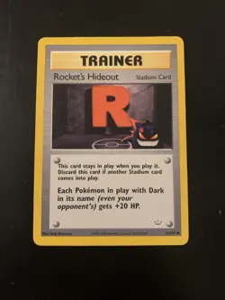 Rocket's Hideout 63/64 Uncommon Neo Revelation Pokemon Unlimited MP - Image 1