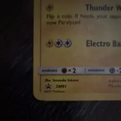 Pokemon TCG Pikachu SM81 Promo Holo English 2017 HP70 - Image 5