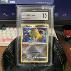 CGC 10 Radiant Jirachi 120/195 Silver Tempest 2022 Holo SHINY Pokemon Card TCG - Image 1
