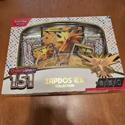 Pokemon 151 Scarlet & Violet Zapdos Ex Collection Box - Image 1