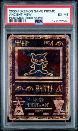 Ancient Mew Promo Pokemon the Movie 2000 Holo Card PSA 6 - Image 1