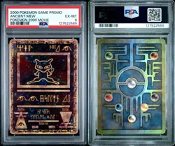 Ancient Mew Promo Pokemon the Movie 2000 Holo Card PSA 6 - Image 3