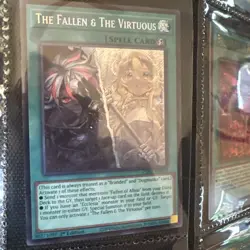 Yu-Gi-Oh! TCG The Fallen And The Virtuous, 1st Edition, Secret Rare Popular Card - Image 1