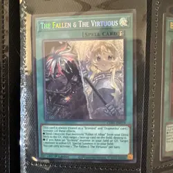 Yu-Gi-Oh! TCG The Fallen And The Virtuous, 1st Edition, Secret Rare Popular Card - Image 4