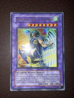 Yu-Gi-Oh! Elemental Hero Tempest -EEN-EN034- Ultra Rare - Unlimited LP! - Image 2