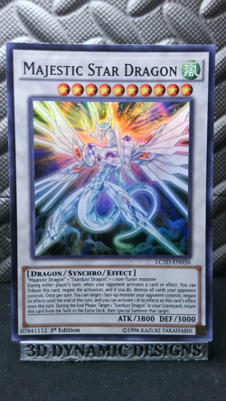 | Yugioh Majestic Star Dragon LC5D-EN036 1st Edition Super Rare LP/PL 🔥 | - Image 1