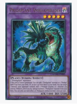 x3 Predaplant Ambulomelides MAMA-EN065 Ultra Rare YuGiOh - Image 1