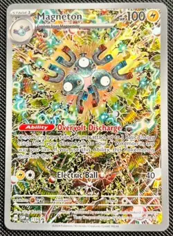 Magneton 159 SVP Black Star Promo Full Art Holo Scarlet Violet Pokemon TCG NM/M - Image 1