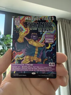 Thanos, The Mad Titan (Borderless) (0400) Marvel Super Heroes Foil - Image 1