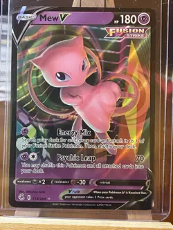 Mew V 113/264 Fusion Strike Ultra Rare Pokemon Card - Image 1