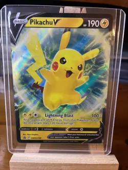 Pikachu V SWSH198 SWSH: Sword & Shield Promo Cards Holo - Image 1