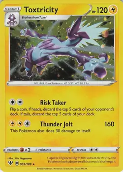 Toxtricity - (Cosmos Holo) Holo Promo Miscellaneous Cards & Products 063/189 NM - Image 1