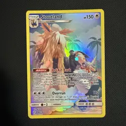 Stoutland - 248/236 - Secret Rare Sun & Moon: Cosmic Eclipse NM Pokemon Card - Image 1