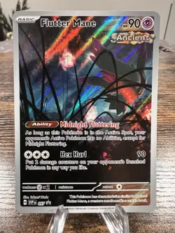 Flutter Mane Scarlet and Violet Black Star Promo 097 Holo TCG Pokemon Card - Image 1