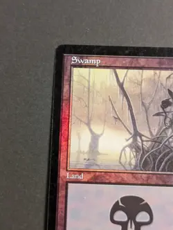 MTG Card - 1x Swamp (346), Core Set Seventh (7th) Edition LP Vintage Foil Magic - Image 3