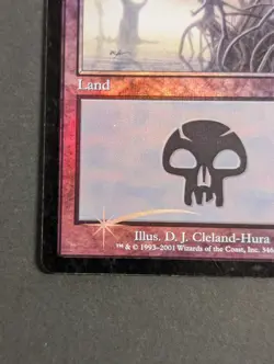 MTG Card - 1x Swamp (346), Core Set Seventh (7th) Edition LP Vintage Foil Magic - Image 5