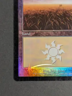 MTG Card - 1x Plains - Seventh (7th) Edition - LP 344 Foil - Magic The Gathering - Image 3
