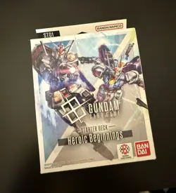 [SEALED] Bandai Gundam Card Game ST01 Starter Deck Heroic Beginnings ENGLISH - Image 1