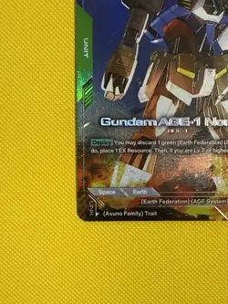 GUNDAM CARD GAME GD02-021 LR+ GUNDAM AGE-1 NORMAL - FOIL - GD02 DUAL IMPACT - Image 4
