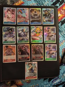 One Piece SR Lot Of 13 Cards - Image 1