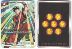 Son Gohan : Adolescence Alternate Art FS01-09 Dragon Ball Super Card - Image 1