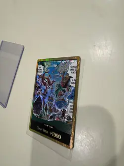 DON!! Card Egghead Gold Foil The Azure Sea's Seven One Piece SP Your turn +1000 - Image 4