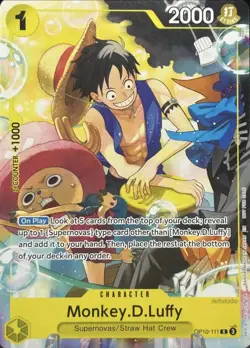 Monkey.D.Luffy (Welcome Pack 2026 Vol.1) OP10-111 One Piece Promotion Cards NM - Image 1