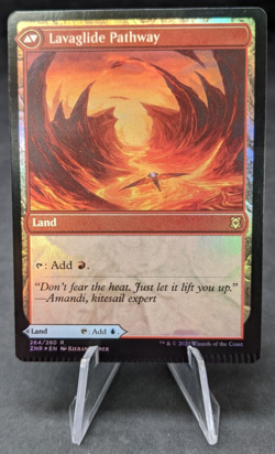 Riverglide Pathway - MTG - Zendikar Prerelease - Misprint Crimped - Image 3