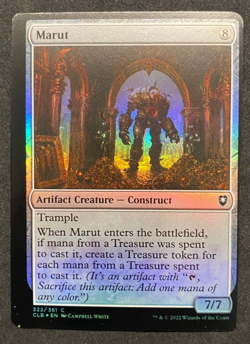 Marut FOIL - MTG - Commander Baldurs Gate - Misprint Miscut Alignment Dot - Image 1
