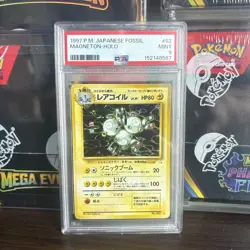 1997 Pokemon Fossil Japanese #82 Magneton Holo PSA 9 MINT - Image 1