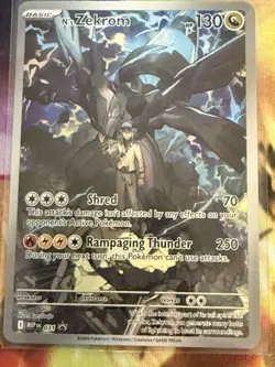 Pokemon TCG N's Zekrom 031 Promo Full Art Holo English 2012 130 HP - Image 1