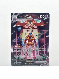 Pokemon TCG Deoxys VMAX GG45/GG70 Crown Zenith Galarian Gallery 2023 - Water DMG - Image 1