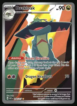 DRAKLOAK 248/217 ILLUSTRATION RARE ASCENDED HEROES POKEMON HOLO NEAR MINT - Image 1