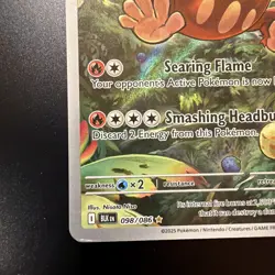 The Pokemon Company Darmanitan SV: Black Bolt 098/086 IR Holo EN 140HP 2025 - Image 4