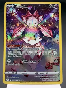Diancie GG13/GG70 - Holo Rare - Crown Zenith Pokemon Card NM - Image 1
