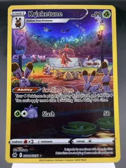 Kricketune GG02/GG70 - Holo Rare - Crown Zenith Pokemon Card NM - Image 1
