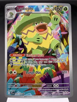 Ludicolo 095/094 - Illustration Rare - Phantasmal Flames Pokemon Card MINT - Image 1