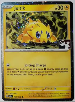 Fart Swirl 🌀 Joltik 050/142 Cosmos Holo Bleed Error Rare Pokemon TCG ✨ Play - Image 2