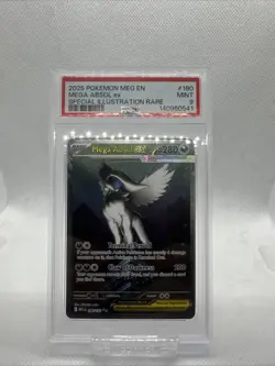 2025 POKEMON EN-MEGA EVOLUTION #180 MEGA ABSOL EX SPECIAL ILLUSTRATION RARE PSA - Image 1