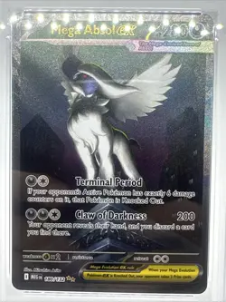 2025 POKEMON EN-MEGA EVOLUTION #180 MEGA ABSOL EX SPECIAL ILLUSTRATION RARE PSA - Image 2